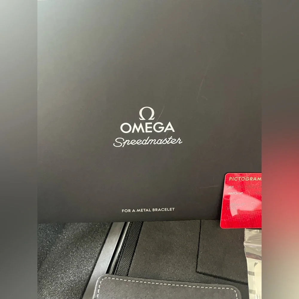 OMEGA SPEEDMASTER PROFESSIONAL MOONWATCH 1861 QUADRUPLE BOX COMPLETE SET…